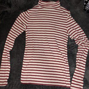 Striped Turtleneck
